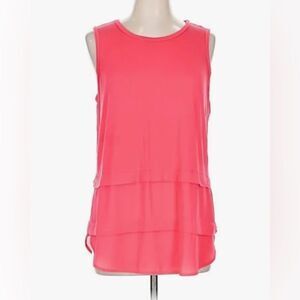 Michael Kors Coral Sleeveless Top, women’s small